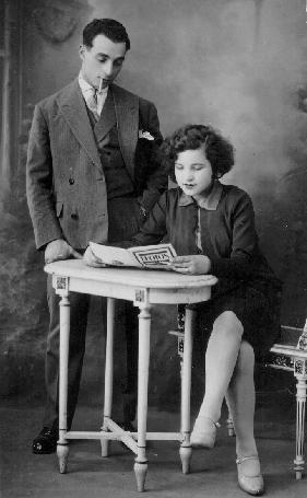 Parents d'Eliane Dommange et de Jackie Alisvaks