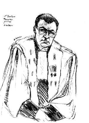 croquis du procureur g�n�ral Desclaux